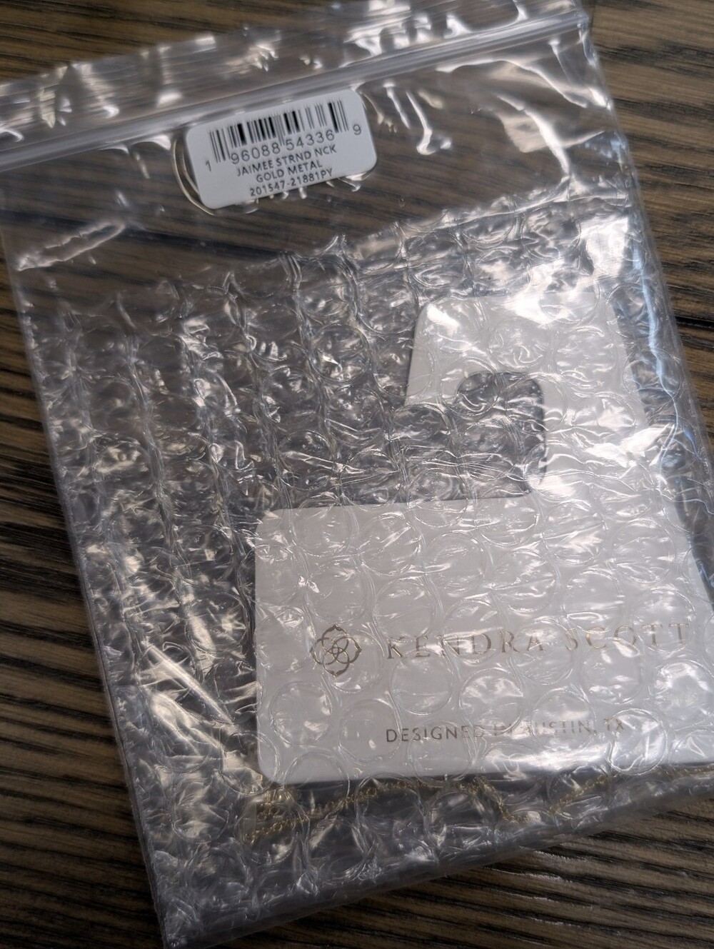 Kendra Scott Jaime Strand Necklace Gold Tone NWT - Picture 3 of 8
